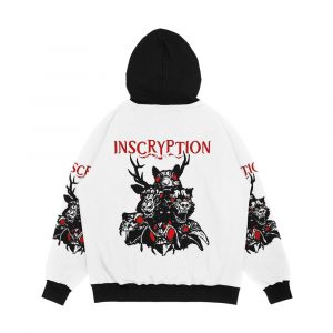 Alternative view of Totems With Inscryption Logo Men's All-Over-Print Hoodie