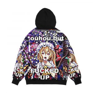 Alternative view of Touhou But Fucked Up Men's All-Over-Print Hoodie