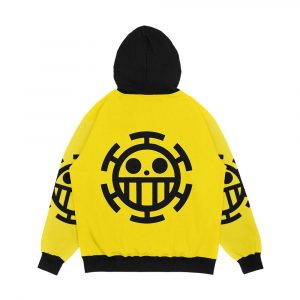 Alternative view of Trafalgar Law Logo Men's All-Over-Print Hoodie