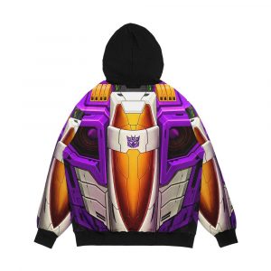 Alternative view of Transformers Skywarp Men's All-Over-Print Hoodie