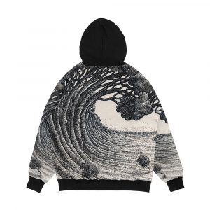 Alternative view of Tree Wave Men's All-Over-Print Hoodie