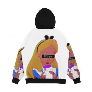 Alternative view of Trippy Alice Men's All-Over-Print Hoodie