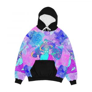 Trippy Buddha Men's All-Over-Print Hoodie