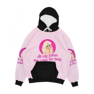 Trixie Jokes Rupaul s Drag Race Men's All-Over-Print Hoodie