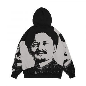 Alternative view of Trotsky Men's All-Over-Print Hoodie