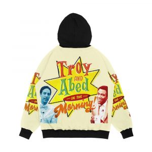 Alternative view of Troy And Abed In The Morning Men's All-Over-Print Hoodie