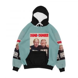 Trump And Boris Johnson Dumb And Dumber Men's All-Over-Print Hoodie