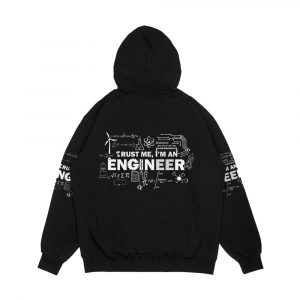 Alternative view of Trust Me I'm An Engineer Men's All-Over-Print Hoodie