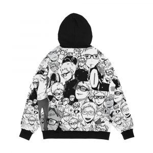 Alternative view of Tsukki Men's All-Over-Print Hoodie
