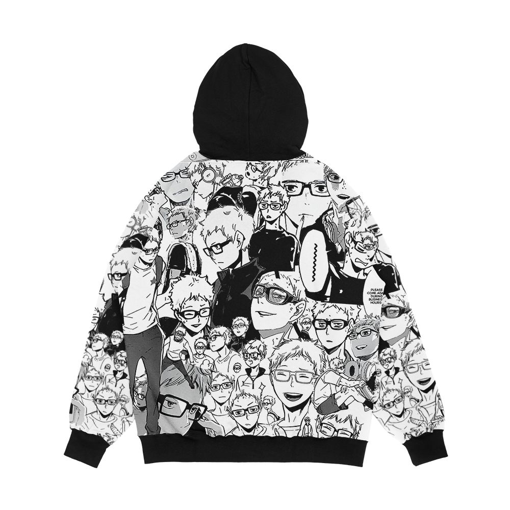Tsukki Men's All-Over-Print Hoodie - Image 2