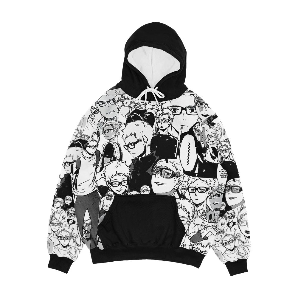 Tsukki Men's All-Over-Print Hoodie