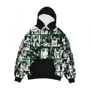 Tsuyu Asui Collage Color Version Men's All-Over-Print Hoodie