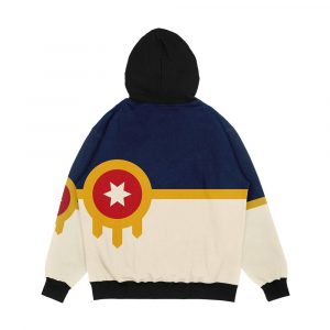 Alternative view of Tulsa Flag Men's All-Over-Print Hoodie