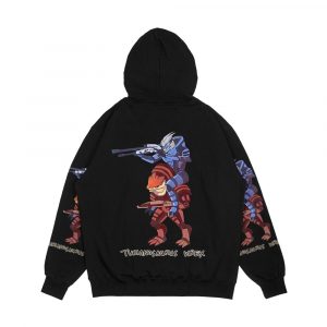 Alternative view of Turianosaurus Wrex Men's All-Over-Print Hoodie