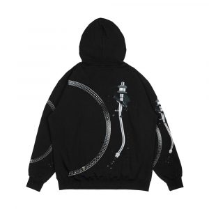 Alternative view of Turntable Tone Arm And Platter Men's All-Over-Print Hoodie