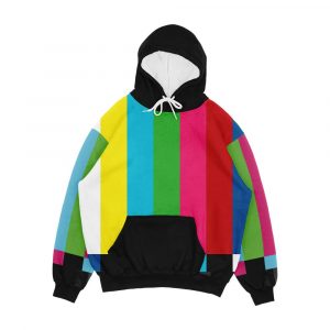 Tv Color Bars Men's All-Over-Print Hoodie