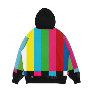 Alternative view of Tv Color Bars Men's All-Over-Print Hoodie