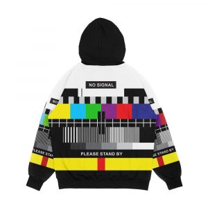 Alternative view of Tv No Signal Men's All-Over-Print Hoodie