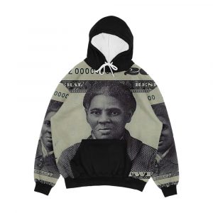 Twenty Dollar Bill Harriet Tubman Men's All-Over-Print Hoodie