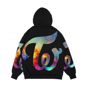 Alternative view of Twice Nebula Men's All-Over-Print Hoodie
