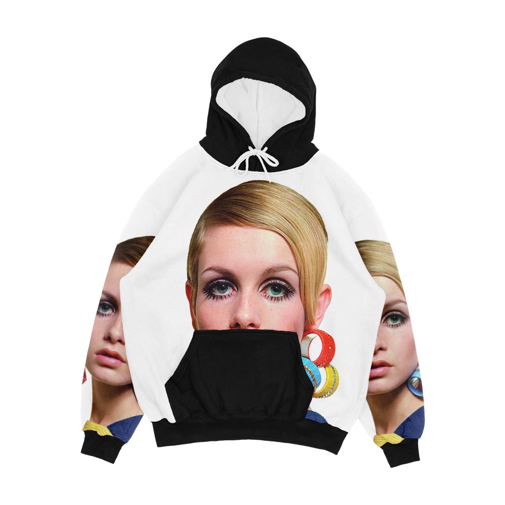 Twiggy Men's All-Over-Print Hoodie