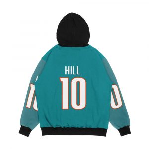 Alternative view of Tyreek Hill Dolphin Official Men's All-Over-Print Hoodie