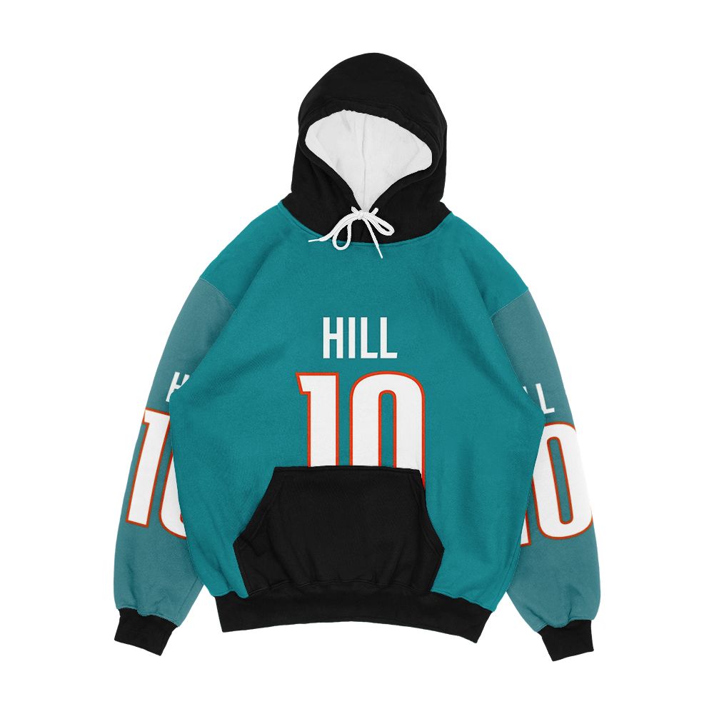 Tyreek Hill Dolphin Official Men's All-Over-Print Hoodie