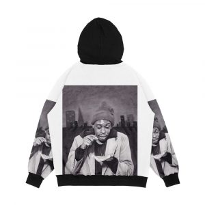Alternative view of Tyrone Biggums Dave Chappelle In The Tenderloin Men's All-Over-Print Hoodie