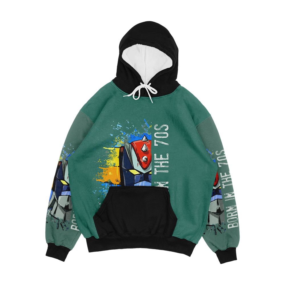 Ufo Robot Goldrake Born In The Seventies Men's All-Over-Print Hoodie