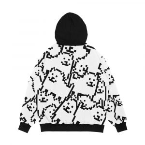 Alternative view of Undertale Annoying Dog Collage Men's All-Over-Print Hoodie