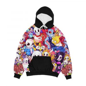 Undertale Heart Men's All-Over-Print Hoodie