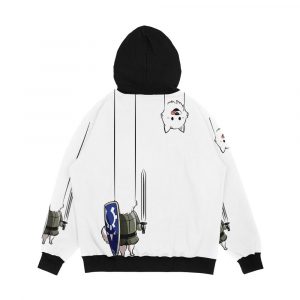 Alternative view of Undertale Lesser Dog Men's All-Over-Print Hoodie