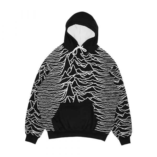 Unknown Pleasures Men's All-Over-Print Hoodie