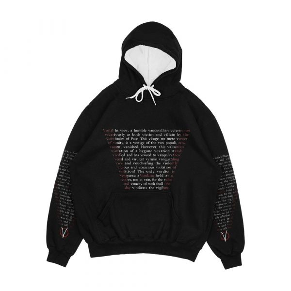 V For Vendetta Who Are You Men's All-Over-Print Hoodie