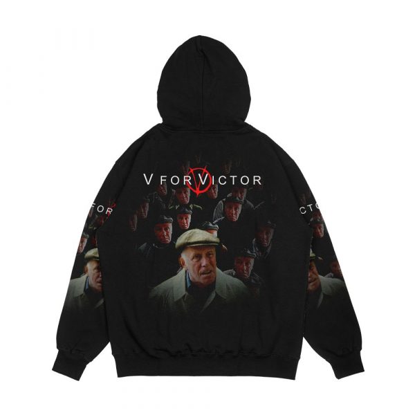 V For Victor Men's All-Over-Print Hoodie - Image 2