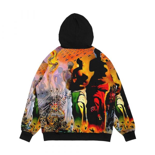 Venus De Milo Vintage Abstract Surreal Print Men's All-Over-Print Hoodie - Image 2