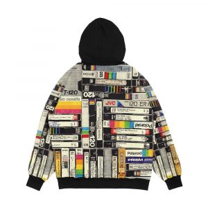 Alternative view of Vhs Men's All-Over-Print Hoodie