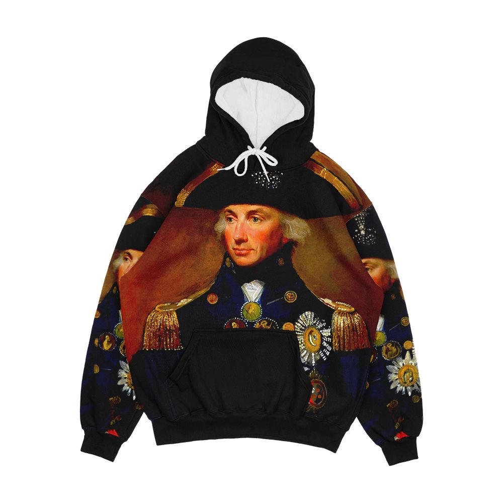 Vice Admiral Horatio Nelson Men's All-Over-Print Hoodie