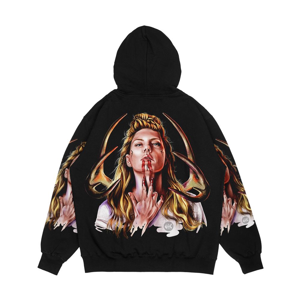 Viking Lagertha Men's All-Over-Print Hoodie - Image 2