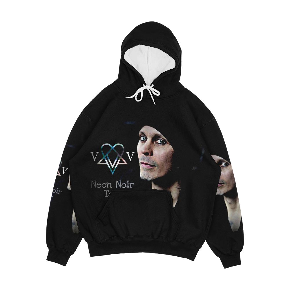 Ville Valo Neon Noir Tour Men's All-Over-Print Hoodie