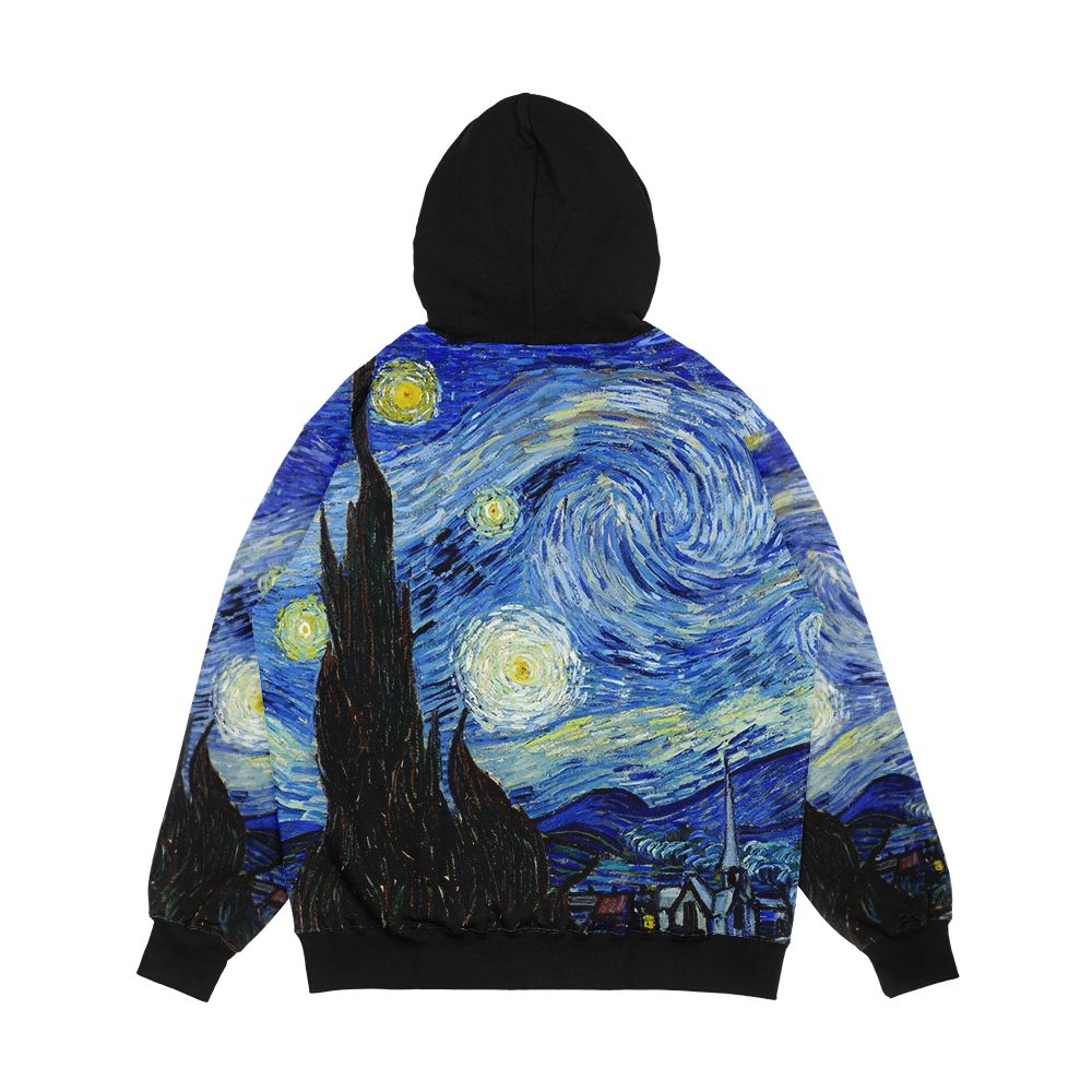 Vincent Van Gogh Starry Night Men's All-Over-Print Hoodie - Image 2