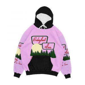 Vintage Babyfoot Inn Dory s Pink Hoodie Men's All-Over-Print Hoodie