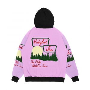 Alternative view of Vintage Babyfoot Inn Dory s Pink Hoodie Men's All-Over-Print Hoodie