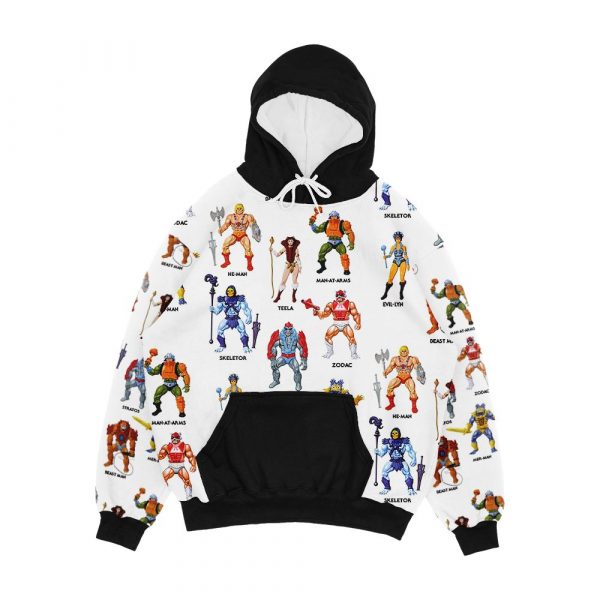 Vintage Masters Of The Universe Heroes And Villains Vintage Toy Card Art Men's All-Over-Print Hoodie
