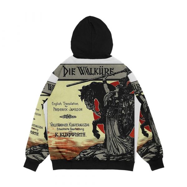 Vintage Poster Wagner s Opera Die Walk're 1899 Men's All-Over-Print Hoodie - Image 2