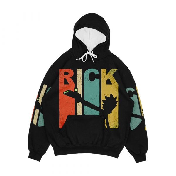 Vintage Rick Sanchez 90S And 80S Style Men's All-Over-Print Hoodie