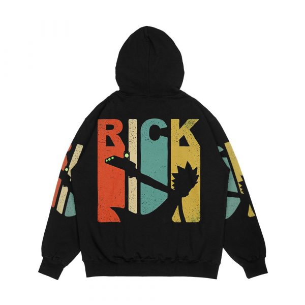 Vintage Rick Sanchez 90S And 80S Style Men's All-Over-Print Hoodie - Image 2