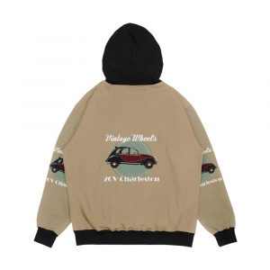 Alternative view of Vintage Wheels Citro n 2Cv Charleston Men's All-Over-Print Hoodie