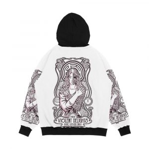 Alternative view of Violent Delights Men's All-Over-Print Hoodie