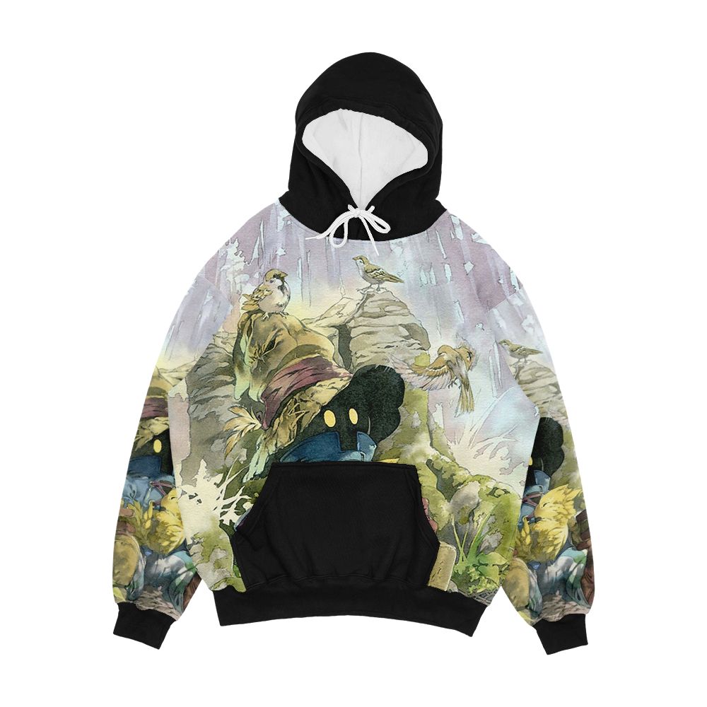 Vivi Rain Men's All-Over-Print Hoodie